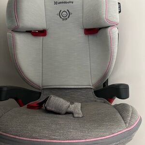 UPPAbaby Gray and Pink Booster Seat